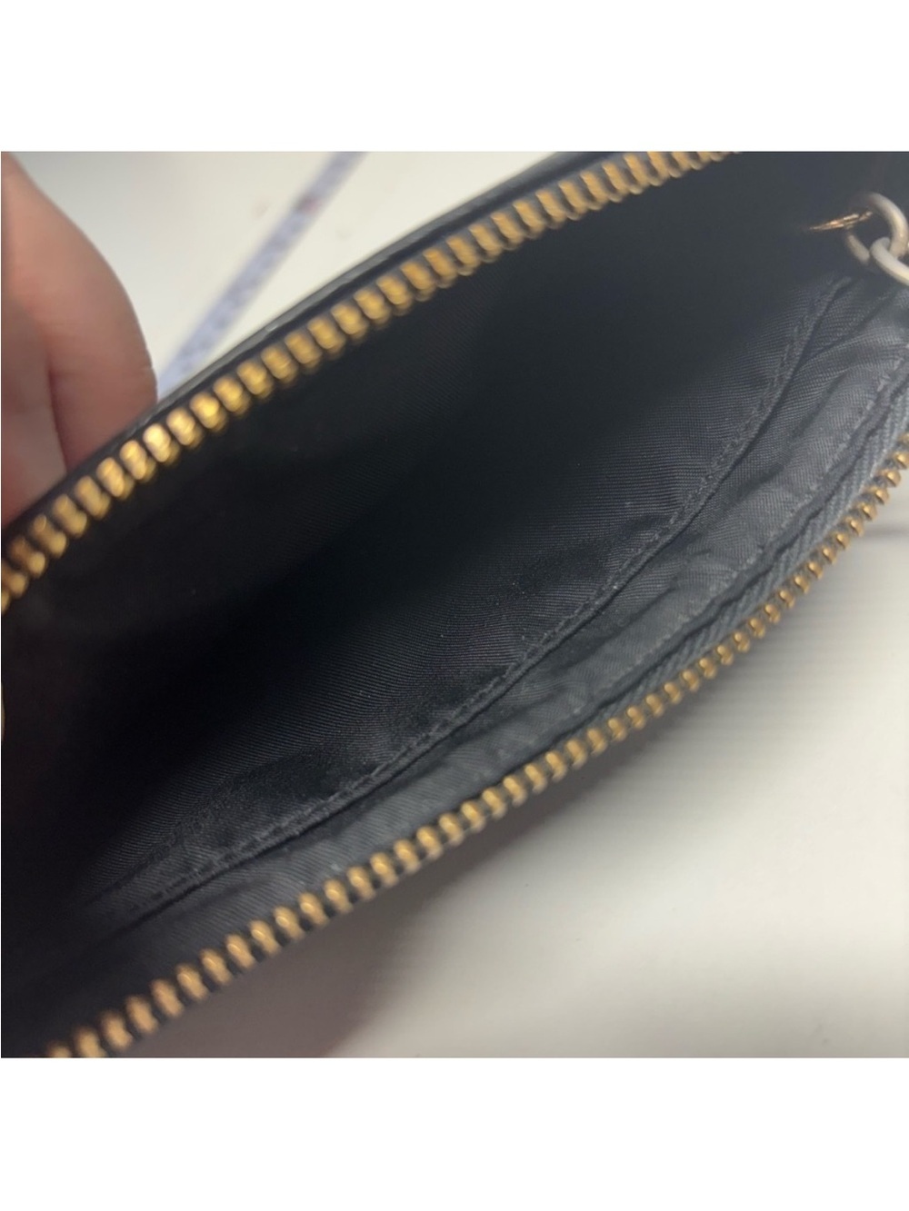 Vintage Dooney & Bourke Monogram Zip Pouch / Clutch - Picture 3 of 7